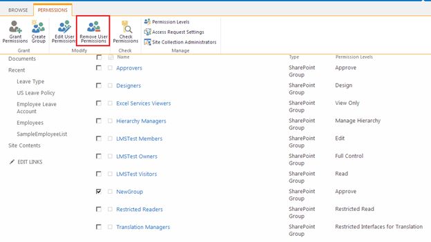 sharepoint 2013 user rights assignment